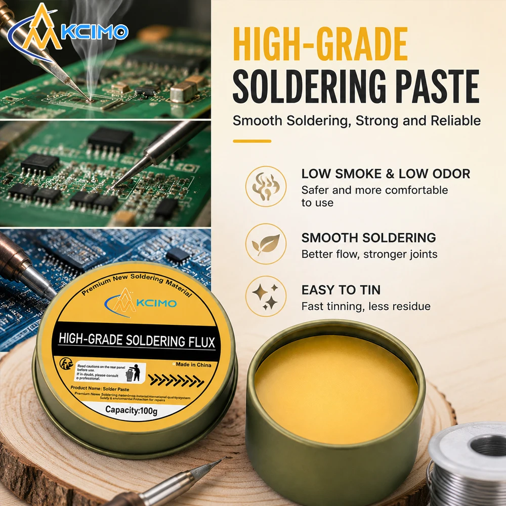 Multi-Spec Rosin Welding Flux Paste, High Purity Circuit Board Solder Aid, Electronic Repair Welding Auxiliary Tool
