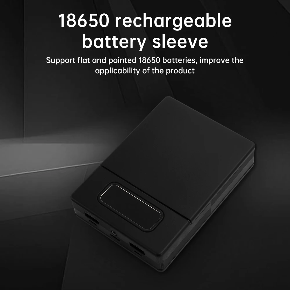 4x18650 Battery Charge Storage Box 5V 2A 10W Dual USB Type C DIY Power Bank Case 18650 Charging Treasure Sets Soldering-free