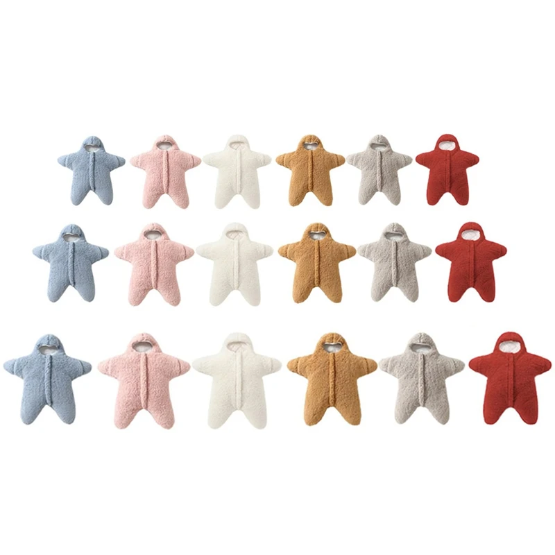 نجم البحر الطفل كيس النوم نجم البحر نيسيي نجم البحر قماط كيس لحديثي الولادة الرضع أفخم قماط بطانية عربة