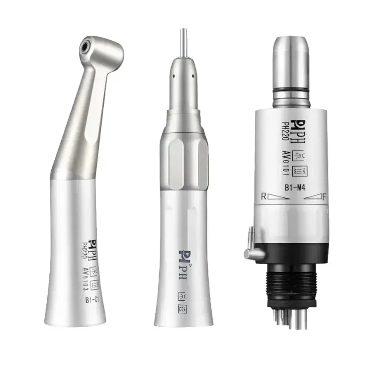 den tal straight angle low speed handpiece air turbine contra angle 1:1 handpiece push button electric den tal handpiece