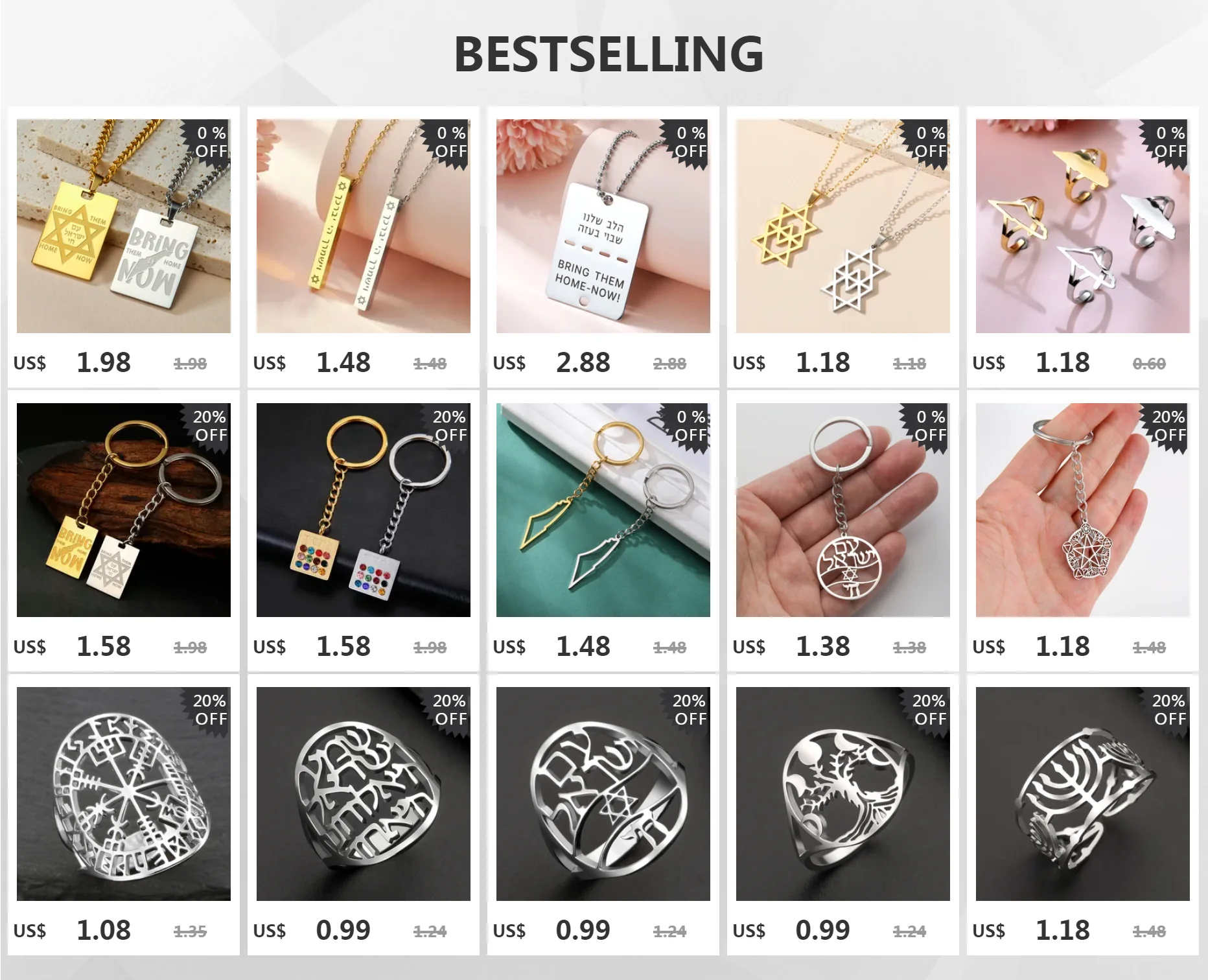 Dawapara Hebräischer Buchstabe Hai Chai Halskette Zeichen des Lebens Edelstahlschmuck Traditionelles religiöses Judaisches jüdisches Chanukka-Geschenk – Detail 1