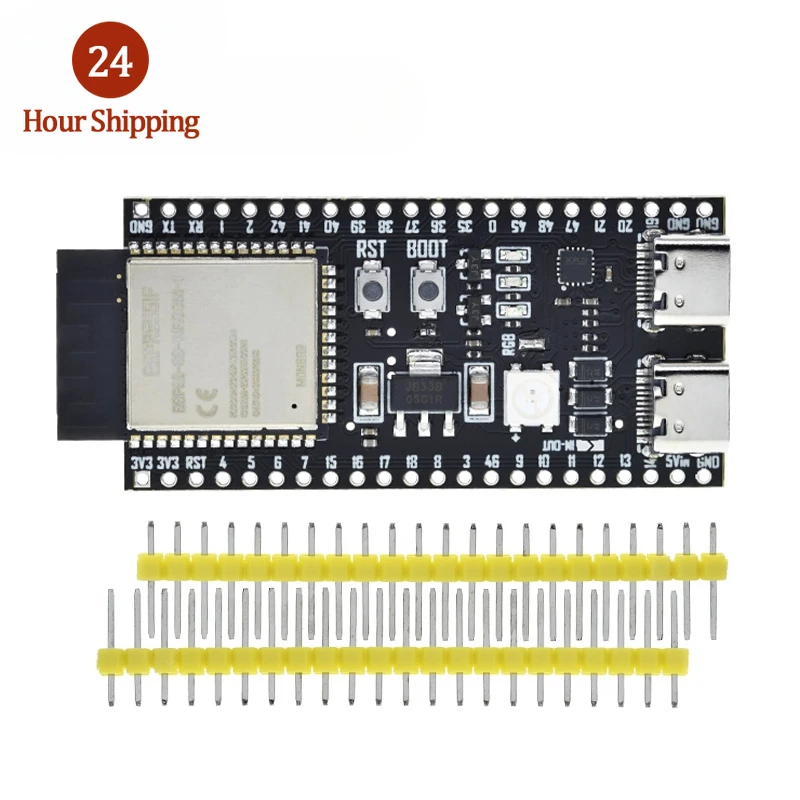 ESP32-S3-DevKitC-1 ESP32-S3 WiFi Bluetooth-compatible BLE 5.0 Mesh Development Board ESP32 Wireless Module N16R8