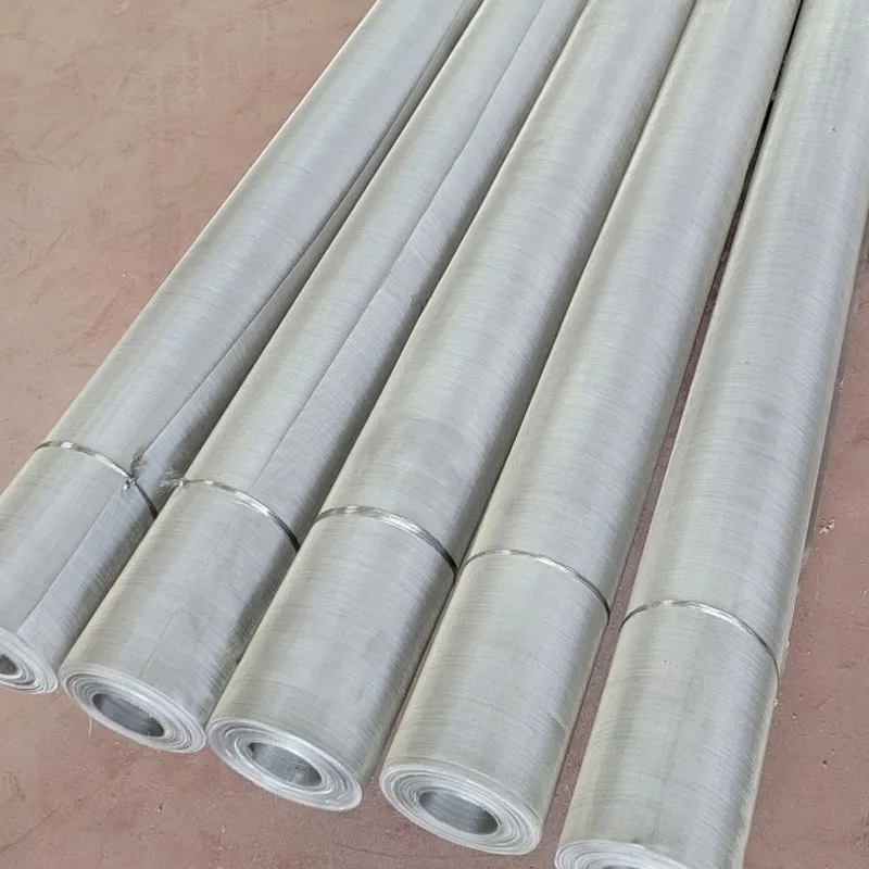 4x10feet long roll 400mesh Stainless Steel 304 woven wire mesh cloth screen Metal Filtration Screening filter square hole sieve