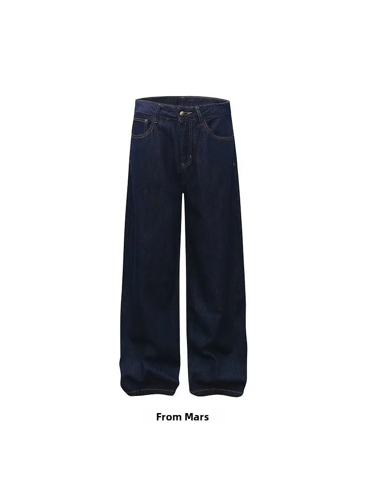 jeans-trendy-retro-street-blu-scuro-a-gamba-dritta-vestibilita-slim-pantaloni-lunghi-bf-per-uomo-e-donna-denim-casual-e-confortevole