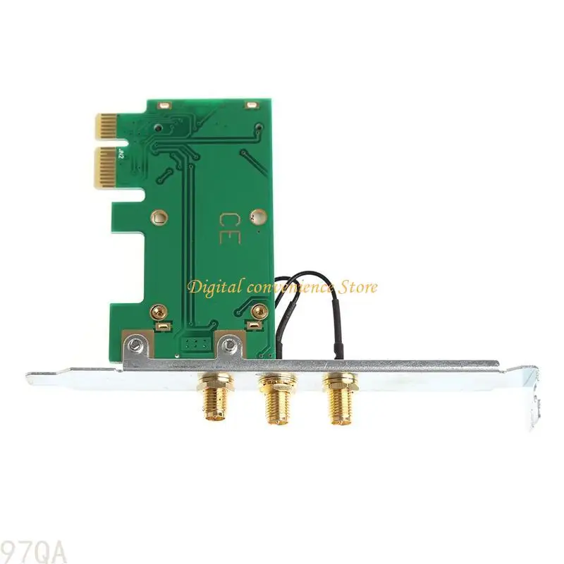 97QA耐久性ワイヤレスデュアルバンド2.4/5GHz 300M WiFiコンバーターカードインテル4965Agn