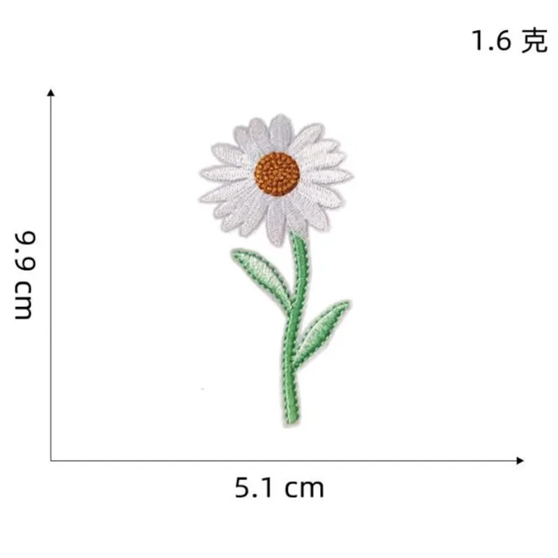 Abbigliamento Donna Uomo Fai da te Ricamo Fiore Patch Ape Girasole affare con il ferro sulle toppe per vestiti Tessuto fai da te Spedizione gratuita