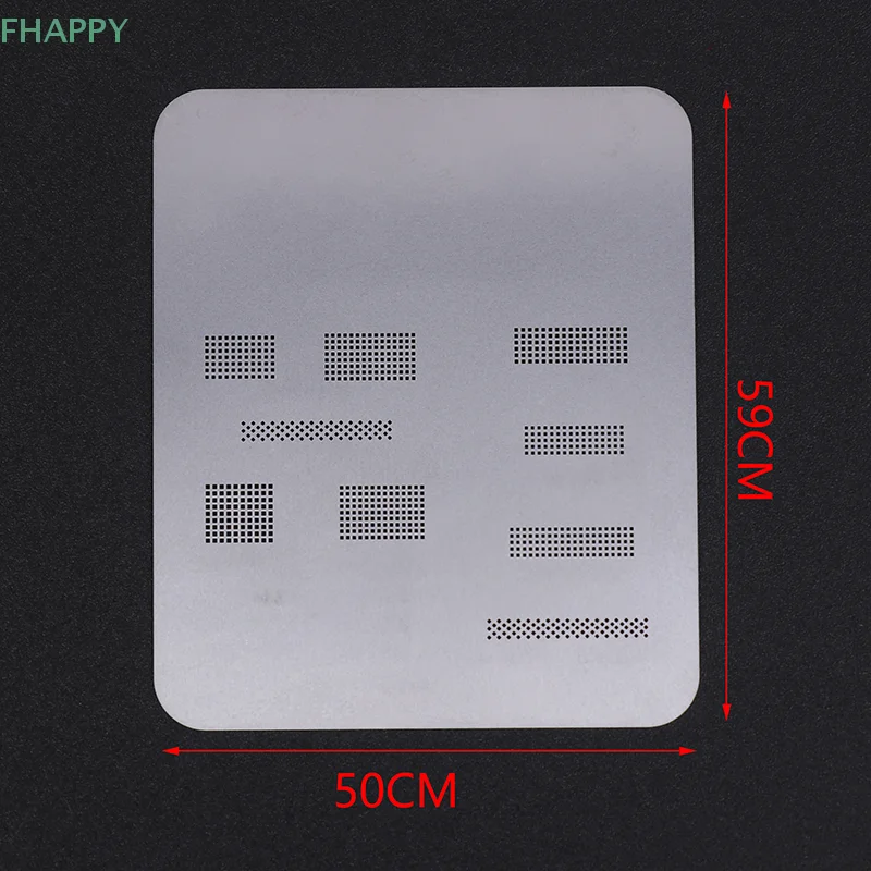 Universal สําหรับ IP 11 12 13 14 15 Pro Max Flex หน้าจอชิปเหล็กสุทธิจอแสดงผล LCD IC ป้องกัน BGA Reballing Stencils