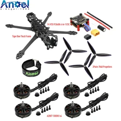 Poisonous Bees 7 Inch 295mm Drone Kit & A2807 KV1300 6S Brushless Motor & F4V3S Plug Flight Control 60A 4 in1 ESC Stack DIY Part