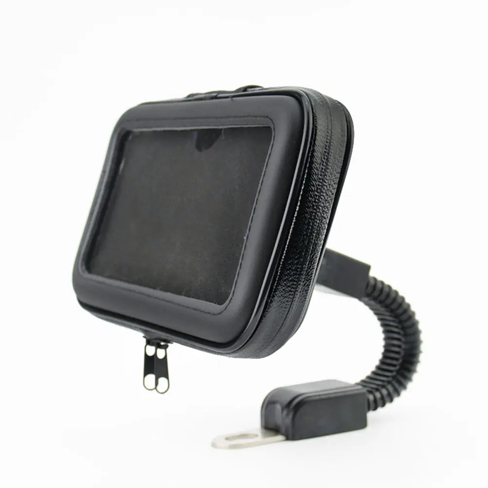 High Quality Phone Navigation Mount Waterproof Case Rotating Protective Bag for 5 Inch Phone Bike Handlebar Cycling Ride