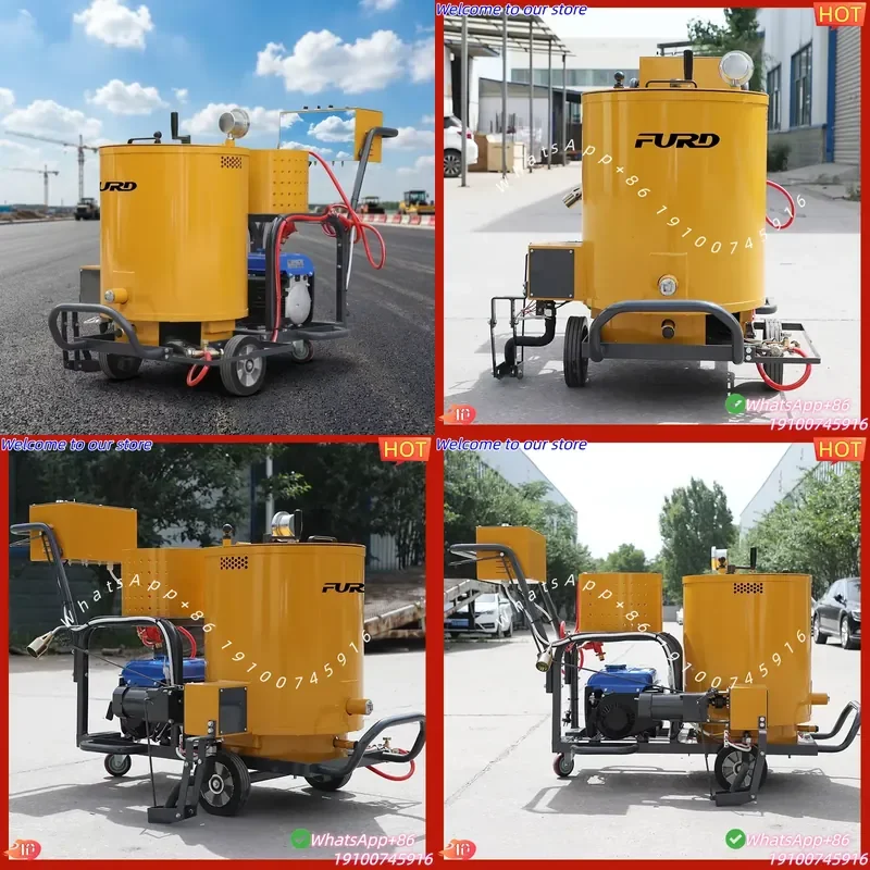 CE Certificate Factory Price 60L Asphalt Road Crack Sealing Crack Filler Machine Road Repair Machine
