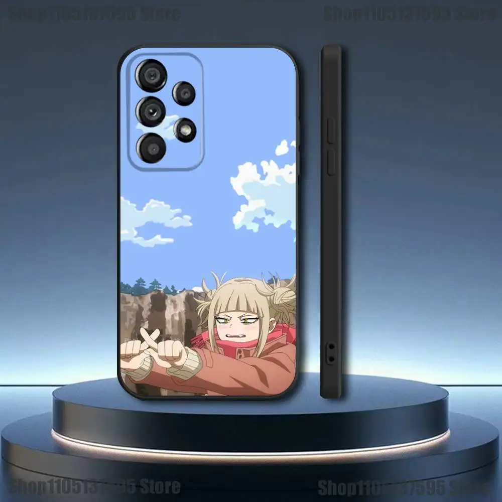 Etui na telefon Anime Toga Himiko do Samsung Galaxy A73,31,32,72,41,53,52,71,22,5G,Note,J7,8,9 Miękka czarna obudowa