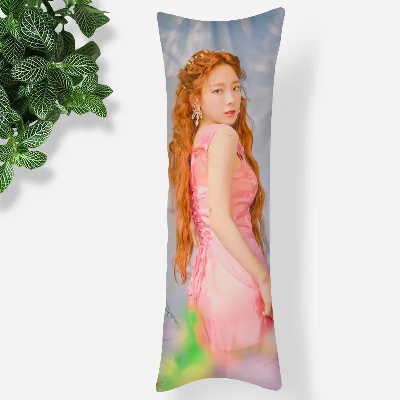 Yuri/Taeyeon Girls' Generation Body Pillow Case 3D Double-Side Print Smooth Soft Fabric Pillow Cover For Boys Girl 1125