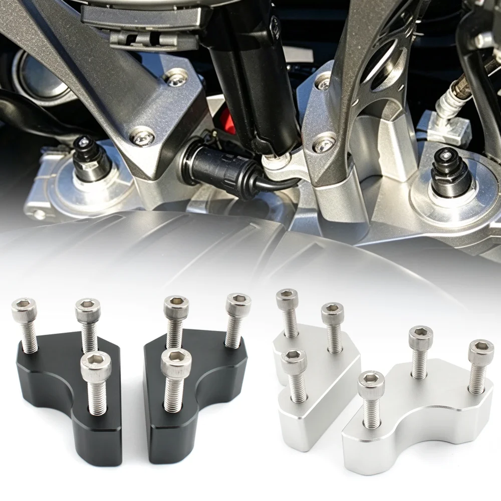 GTR1400 Motorcycle Handlebar Riser Height up Adapter Mounts Extension Kit for Kawasaki GTR 1400 ZG1400 Concours 1400 2008-2020