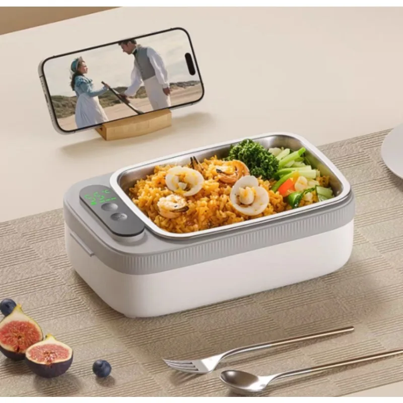 

1000Ml Stainless Steel Lunch Box USB Smart Heating Multifunctional Electronic Food Container