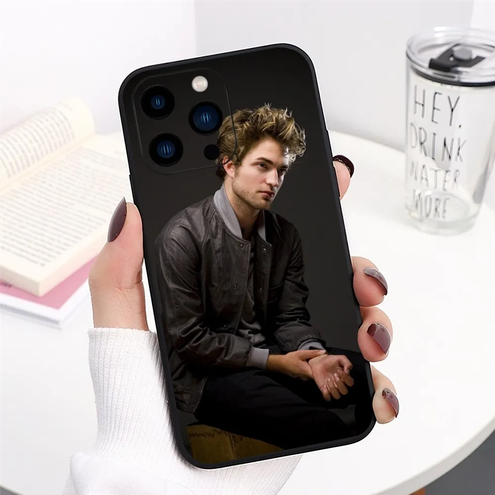 Robert Pattinson Phone Case For iPhone 13 14 15 11 12 Mini Pro Max Transparent Shell