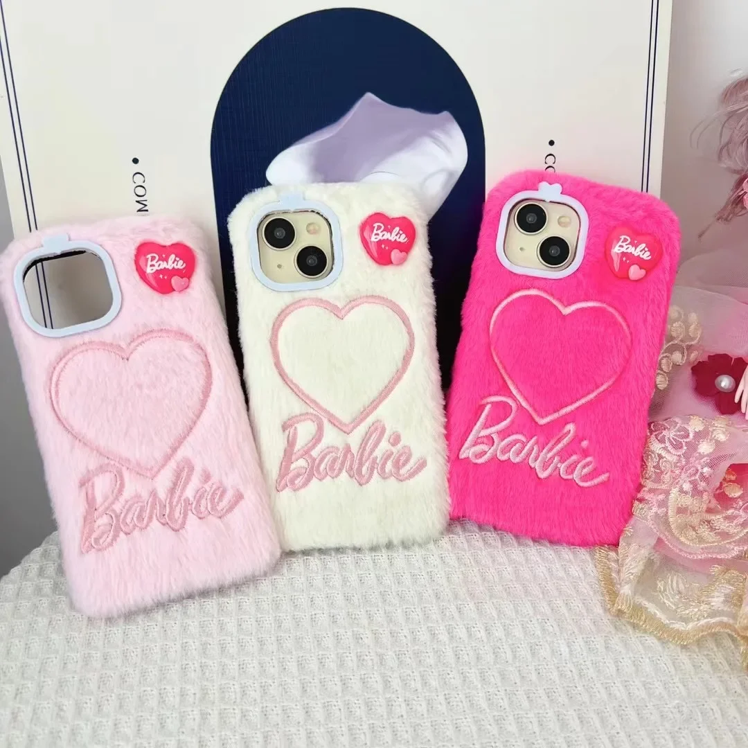 

Barbies dolls pink plush kawaii Phone Cases For iPhone 15 14 13 12 11 Pro Max Back Cover