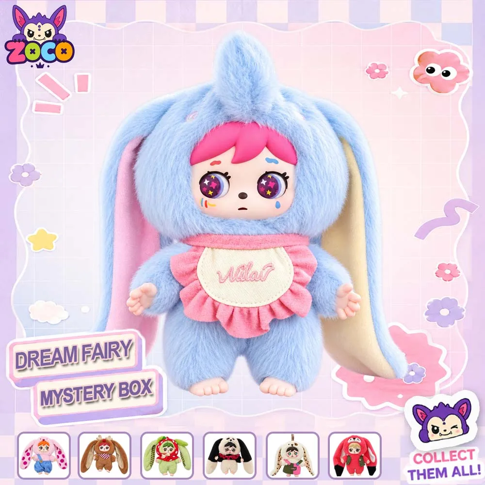 ZOCO Kawaii Character Plush Doll Pendant Cute Furry Keychain Collectible Toy Purse Charm Backpack Accessory Birthday Present