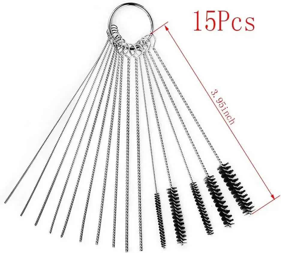 10pcs Carburetor Adjustment Screwdriver Tools for 2 Cycle Carburator Small Engine with Carburetor Cleaning Brush Needle Kit