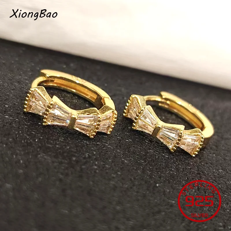

High Quality Jewelry New Crystal Hoop Earrings For Women 2026 New Pure 925 Sterling Silver earring