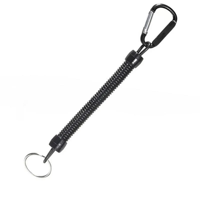 Cordón de pesca para canoa, Correa enrollable retráctil con mosquetón para alicates, empuñaduras de labios, accesorios de herramientas de pesca, 1