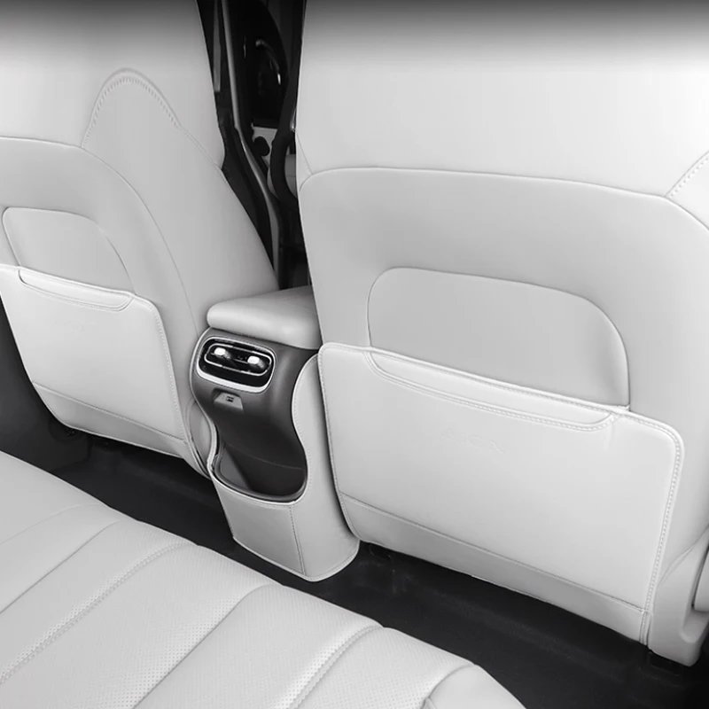 

For GAC AION UT 2025 2026 Rear Seat Anti Kick Pad Car Backrest Anti Dirt Protection Pad Interior Leather Accessories