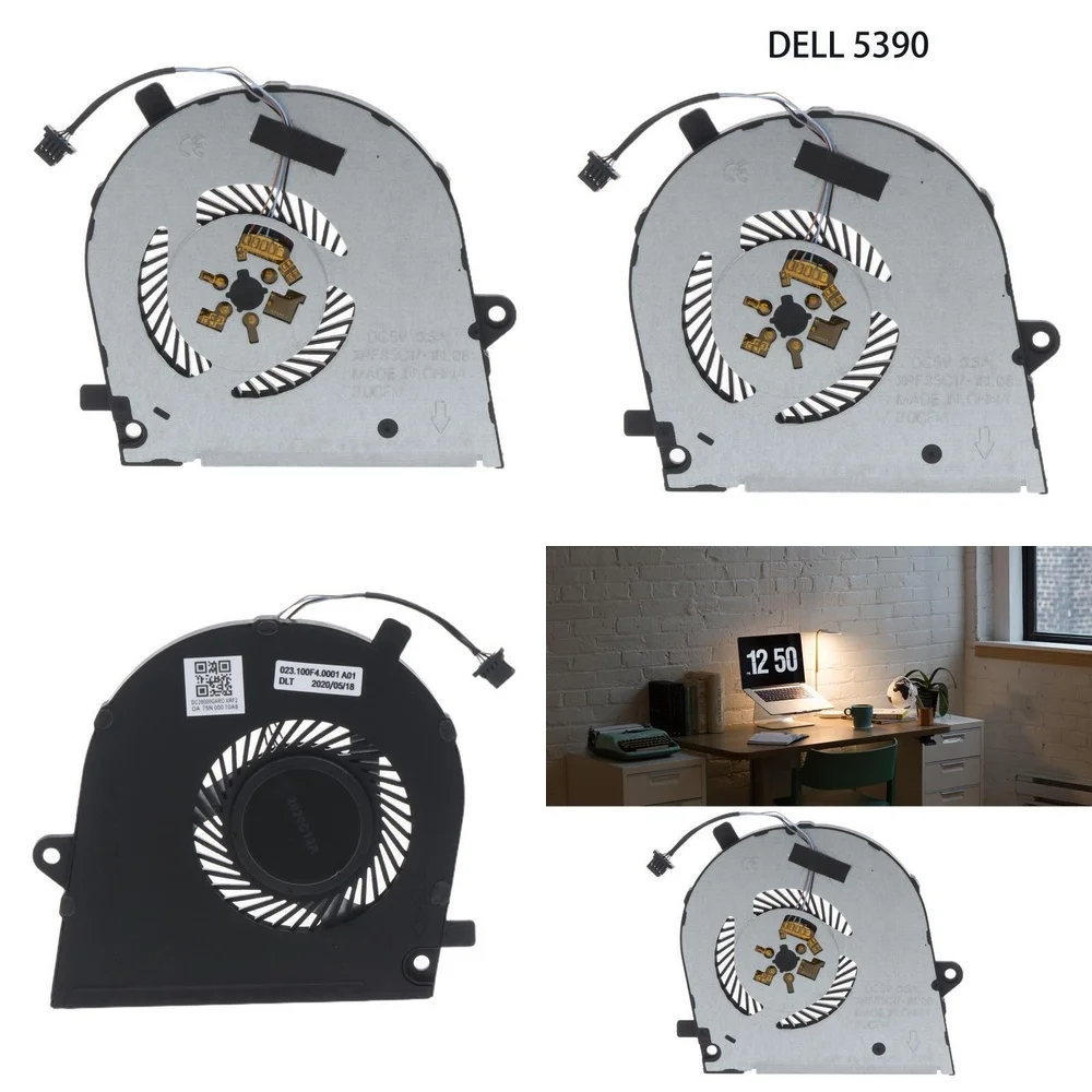 

Вентилятор охлаждения процессора для ноутбуков Dell Vostro 5390 5391 13-7391: высокопроизводительный, тихий, термостойкий вентилятор для замены
