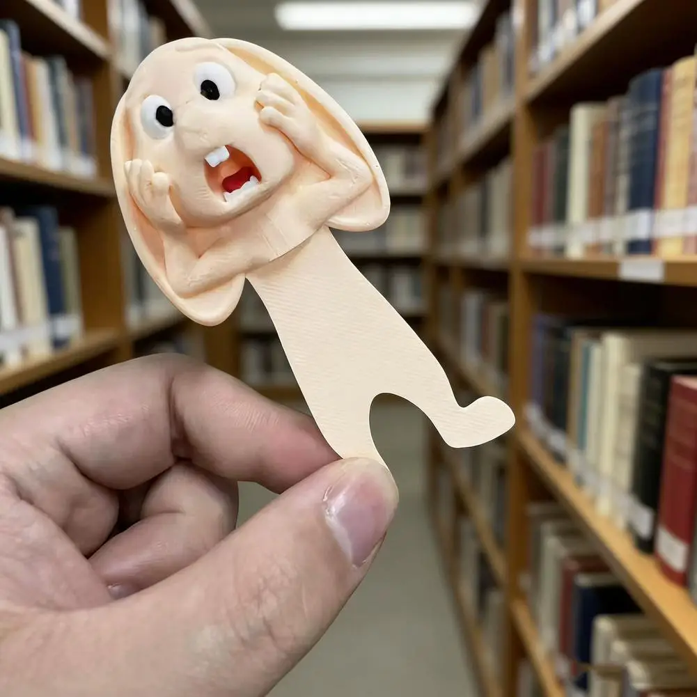 3D Animal Bookmark Cute Funny Cartoon Page Marker Creative Stationery Gift For Students Kids Reading Book Accessories