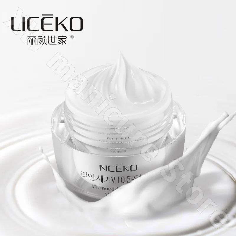 Liyan Shijia V10 Bare Makeup Cream Nude Makeup Concealer Moisturizing Brightening Even Skin Tone Base Cream 50g