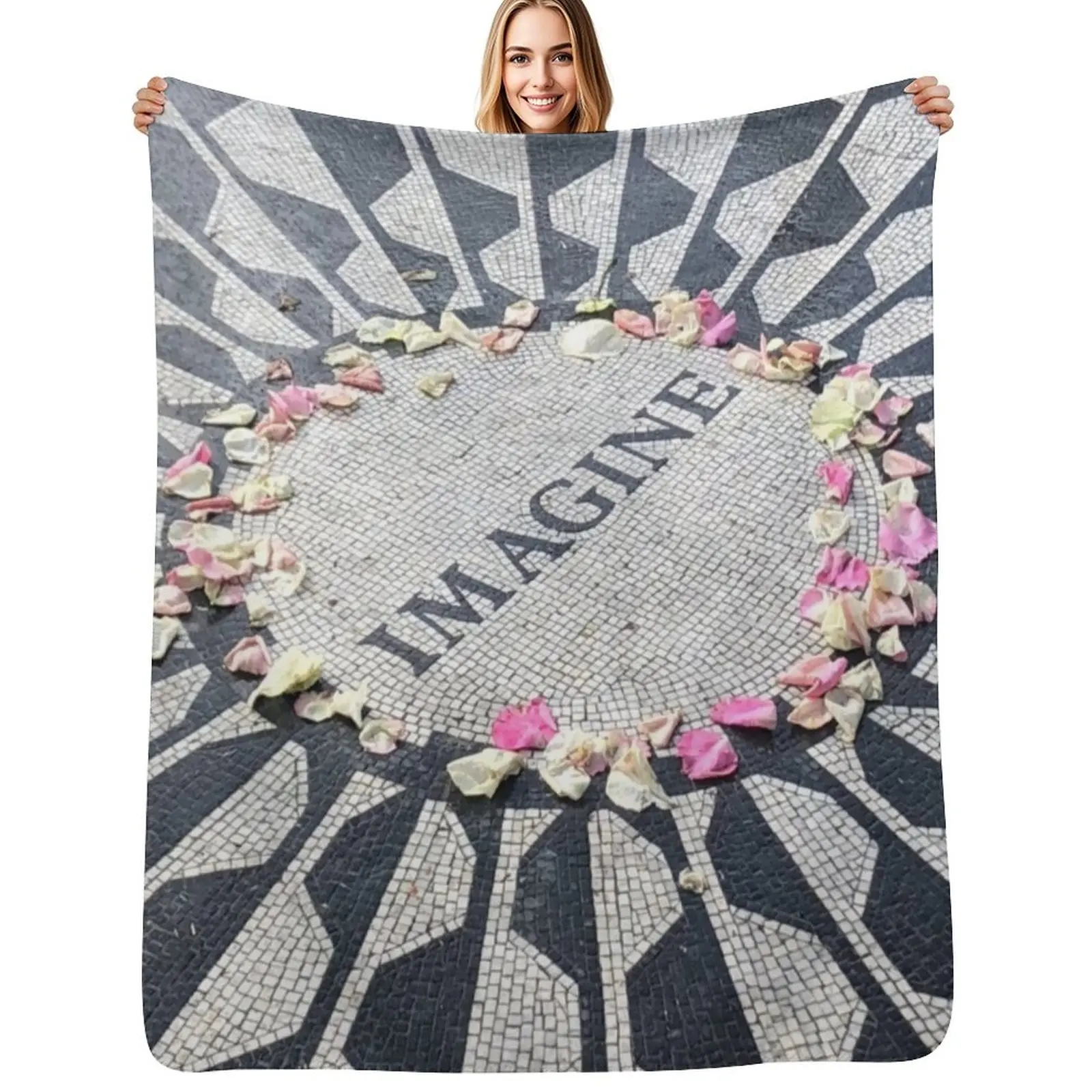 Imagine Throw Blanket valentine gift ideas Bed Furrys Soft Big Decorative Sofa Fashion Sofas Blankets