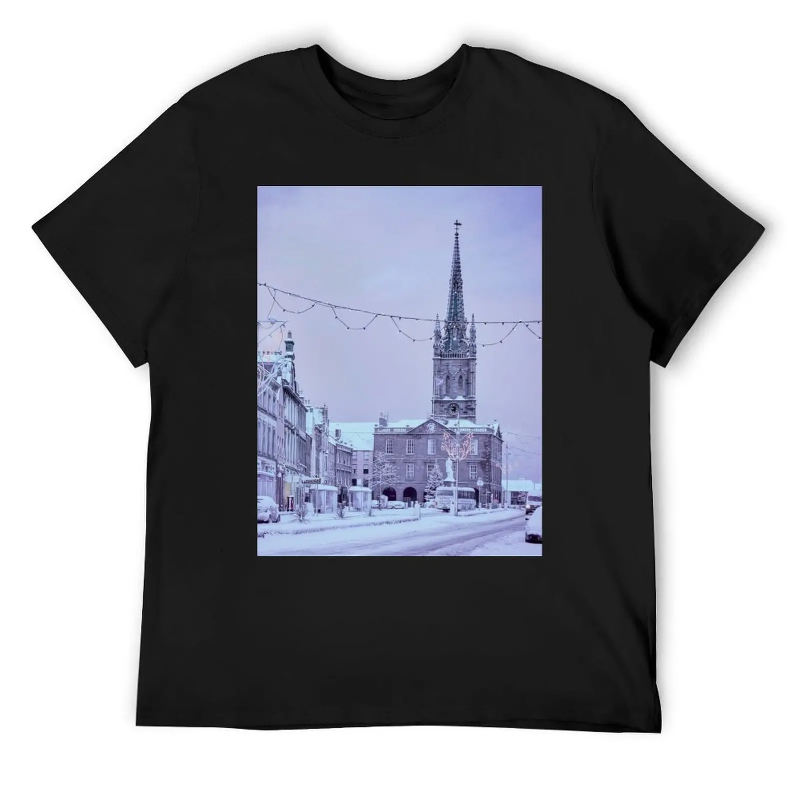 Snow in the Mo Large T-Shirt oversizeds vintage t shirts customs design your own men clothings