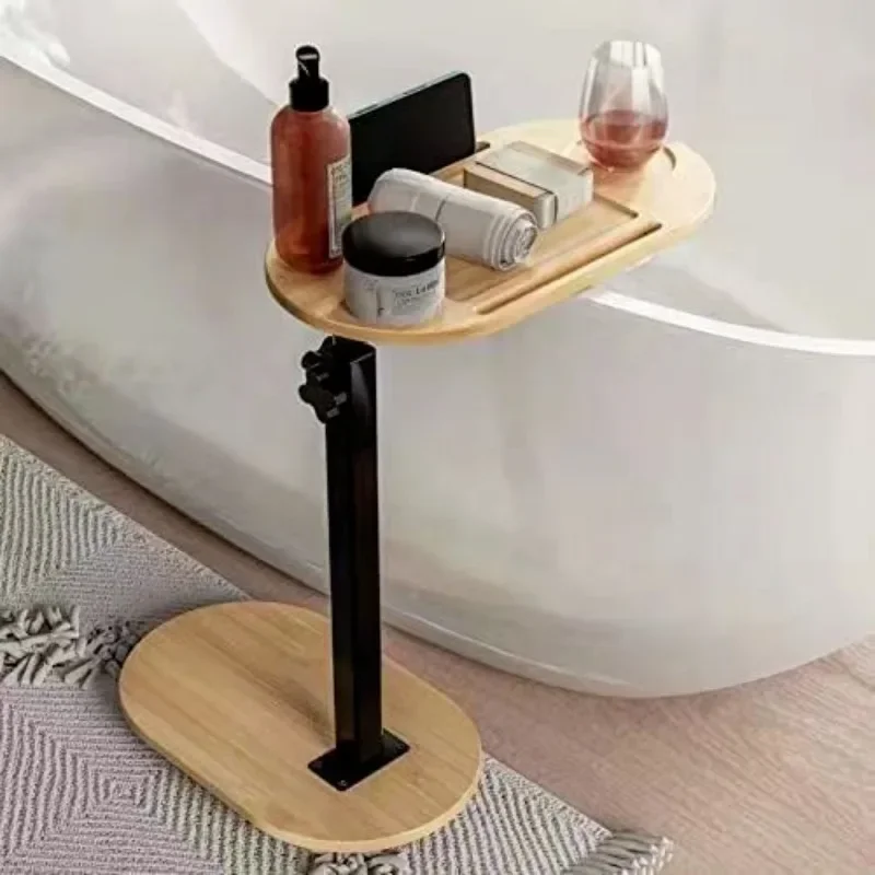 

Bamboo Made Coffee Tables Bathroom Storage Tray Picnic Dining Table Luxury Table Free Shipping Side Table Small Removable