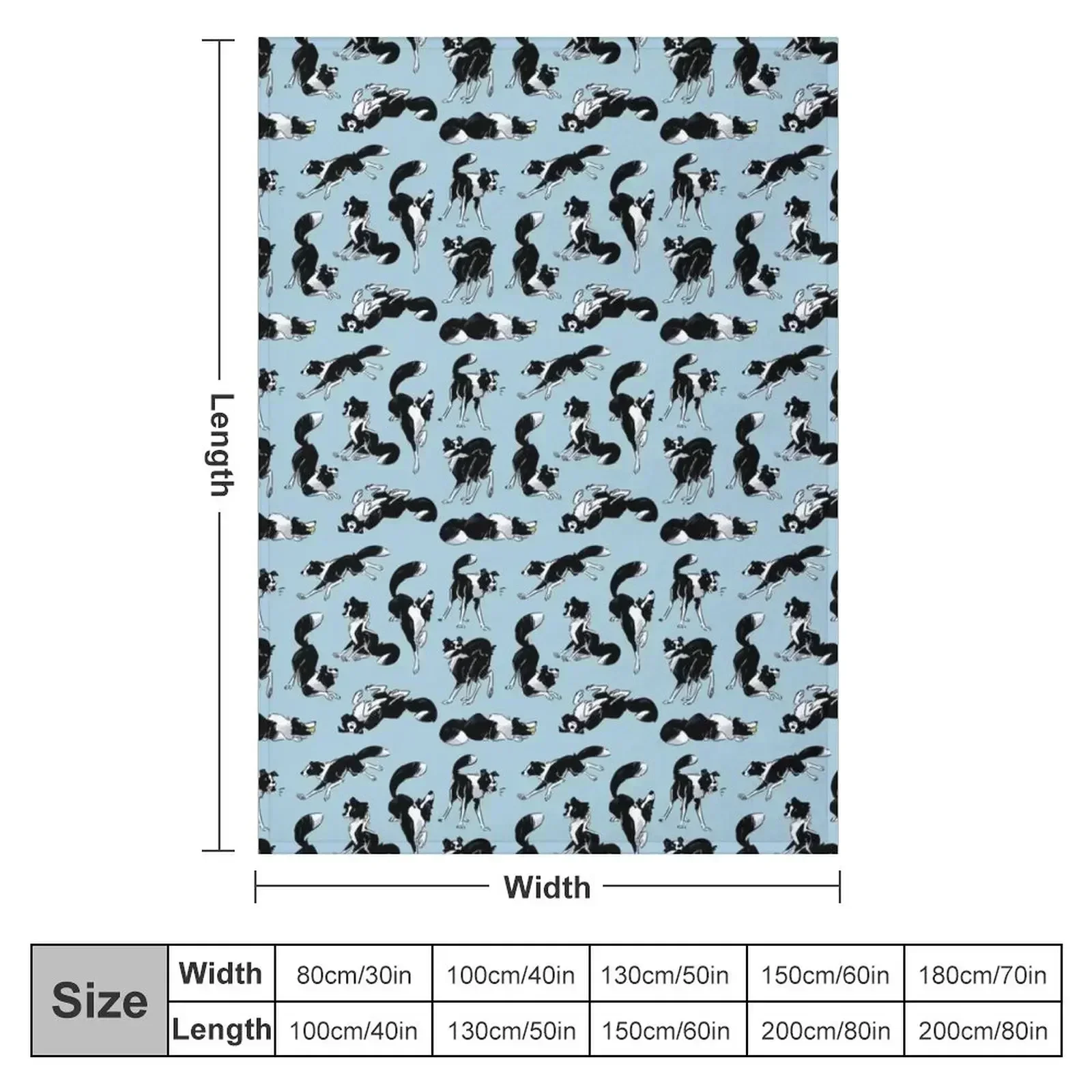 Border collie Throw Blanket Blankets Sofas Of Decoration Bed linens Plaid Hairys Blankets
