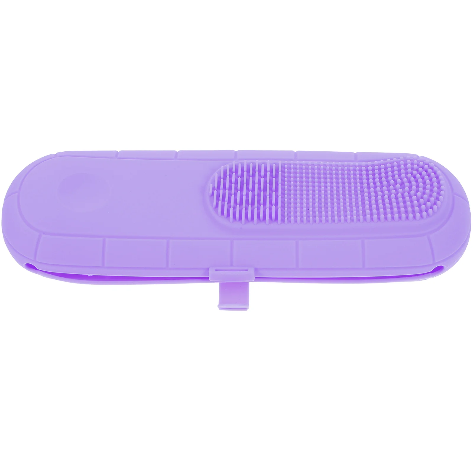 Estuche Compacto para Brochas de Maquillaje, Estuche Multifuncional de Silicona para Viajes, Organizador de Belleza Portátil, Estuche para Brochas de Maquillaje de Viaje