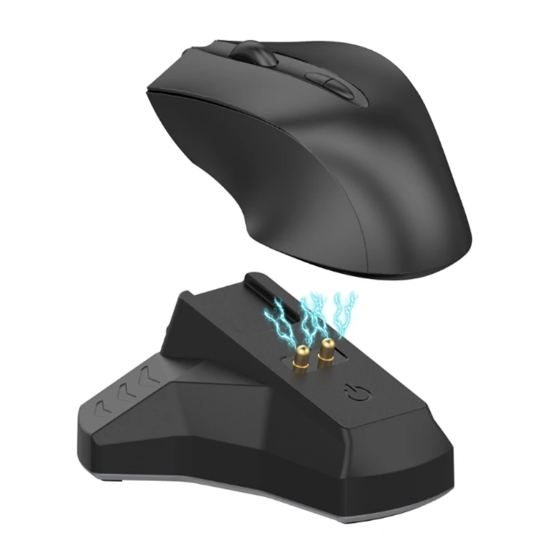 Dock di ricarica per mouse con cavo caricabatterie per Razer Deathadder V2 Pro/Naga Pro/Viper Ultimate/Basilisk Ultimate