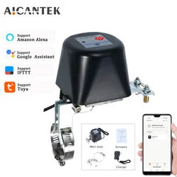 Tuya Wifi Smart Valve Zigbee Controller Auto Shut On Off With Alexa Google Assistant SmartLife Alice For Water Gas Pipeline