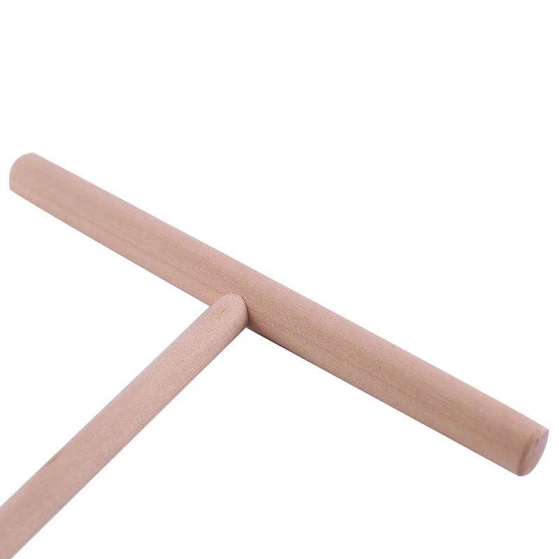 Praktischer T-förmiger Crêpe-Maker, Pfannkuchenteig, Holzverteiler, Stick, Heim- und Küchenwerkzeug-Set, DIY-Verwendung, 1 Stück