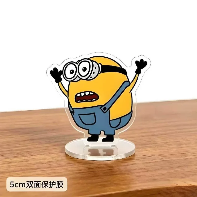 Hot New Minions and Big Monster Cartoon Acrylic Stand Anime Figure Standing Card Ornaments Kawaii Model Figure Toy Gifts - view 5