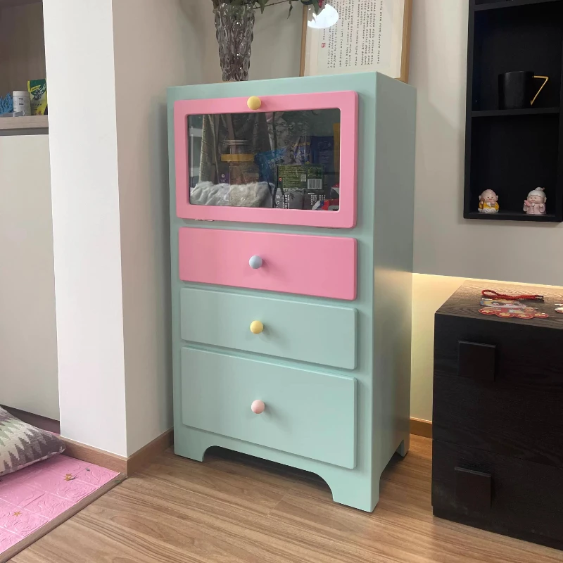 

Glass Modern Living Room Cabinets Cosmetic Bedroom Drawers Entryway Cabinet Storage Sideboard Muebles Salon Home Accessories