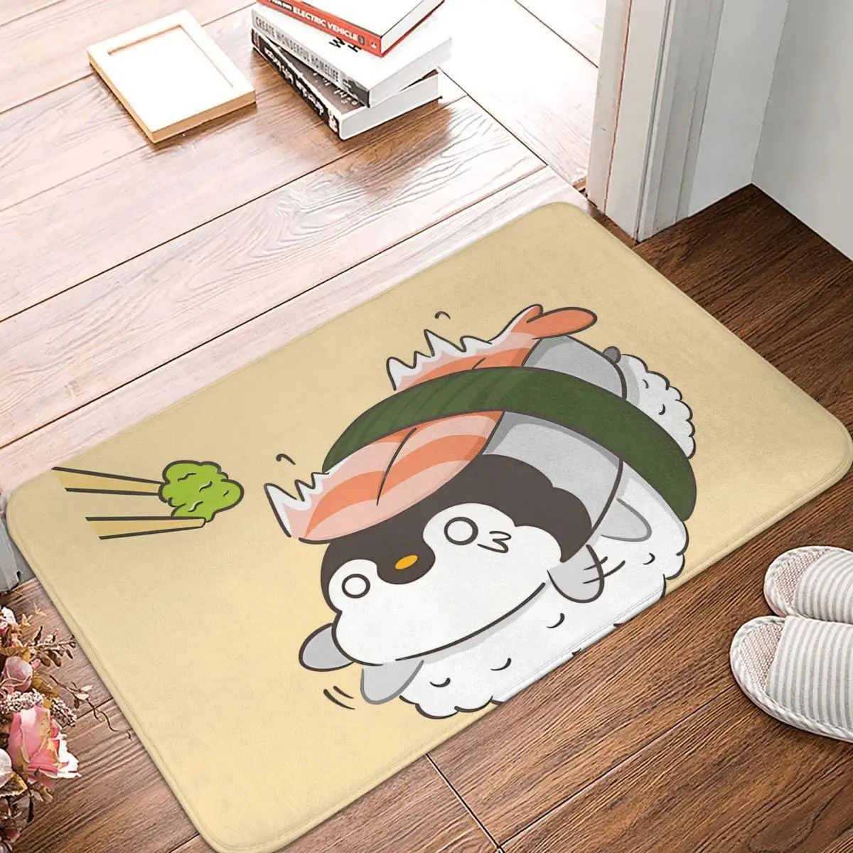 Bathroom Mat Pengi Sushi Doormat Kitchen Carpet Outdoor Rug Home Decor