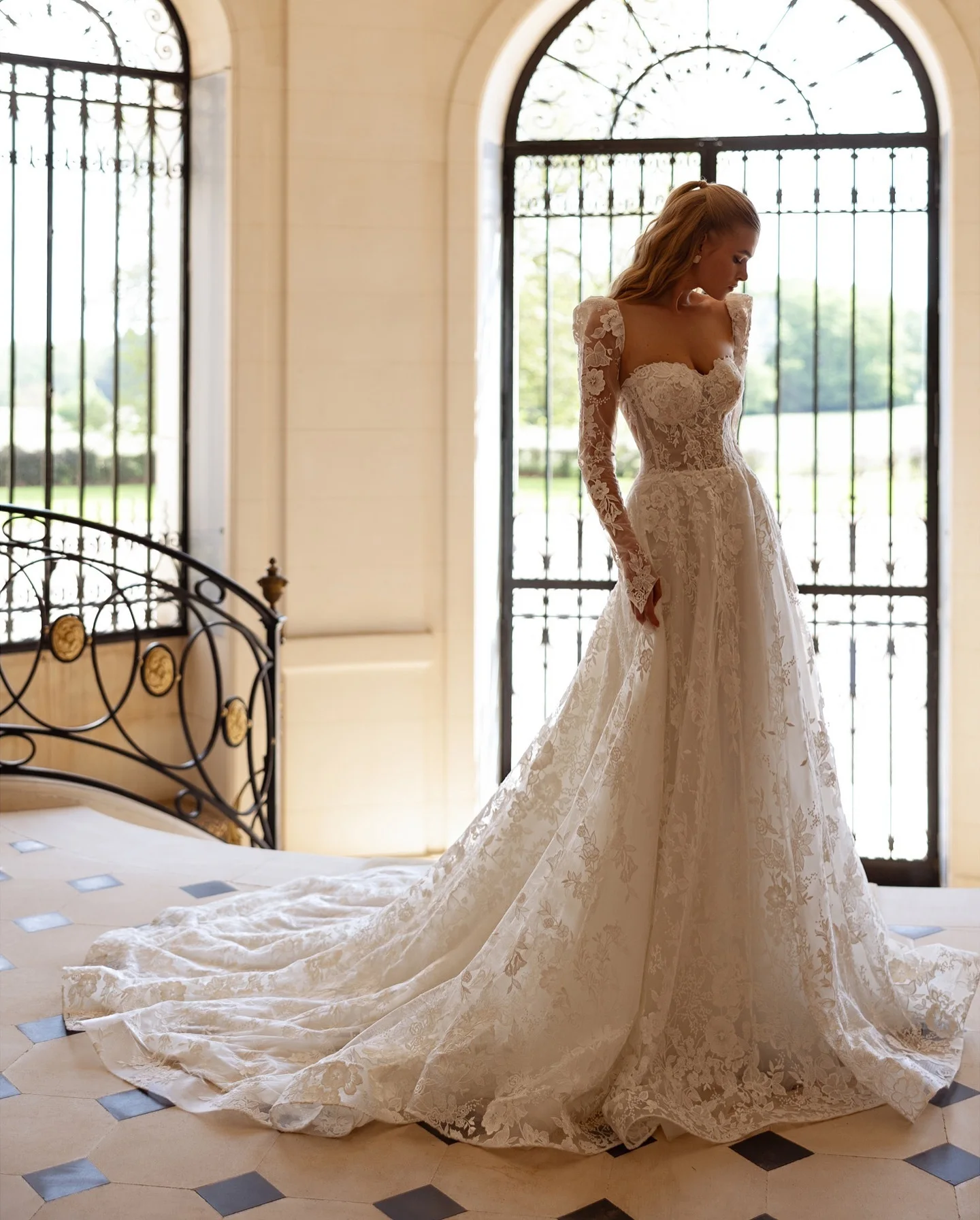 Романтические аппликации, кружевное свадебное платье, свадебные платья без бретелек, куртка со съемным шлейфом, прозрачные платья русалки для невесты