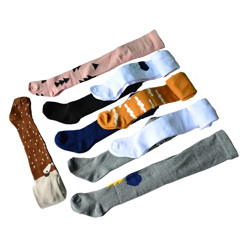 Primavera otoño pantimedias para bebé niño niñas medias de algodón para niños Kawaii Animal Pantimedia moda medias de zorro