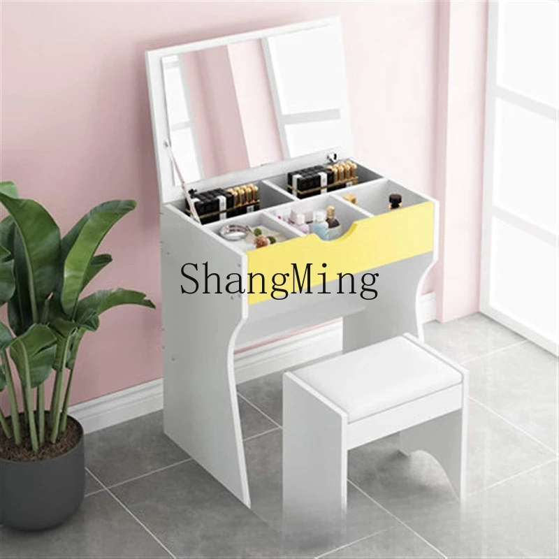 FG good-looking  new wooden dresser storage cabinet integrated bedroom small modern simple dressing table
