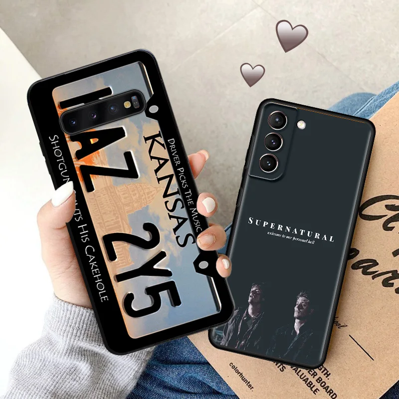 Case For Samsung S24 Plus S23 FE S22 S21 S20 S10 Lite Supernatural Dean Painted Phone Cover For Galaxy Note20 Ultra Case