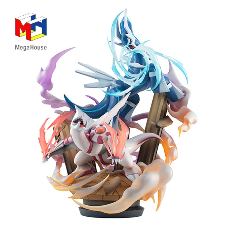 

In Stock Pokemon Palkia Palkia Anime Figure Original MegaHouse G·E·M Collectibles Figma Kit Garage TableDecoration Game Toy