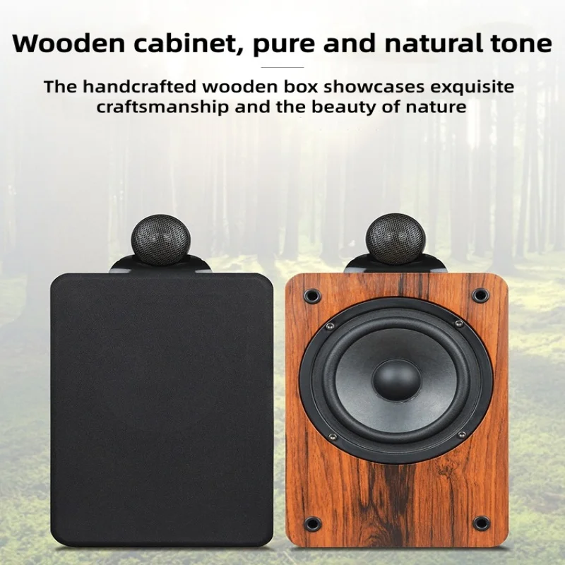 Wooden Vintage Home Audio Player Built-in CD Player Bluetooth AM FM Radio USB MP3 Playback Desktop Radio Speaker System