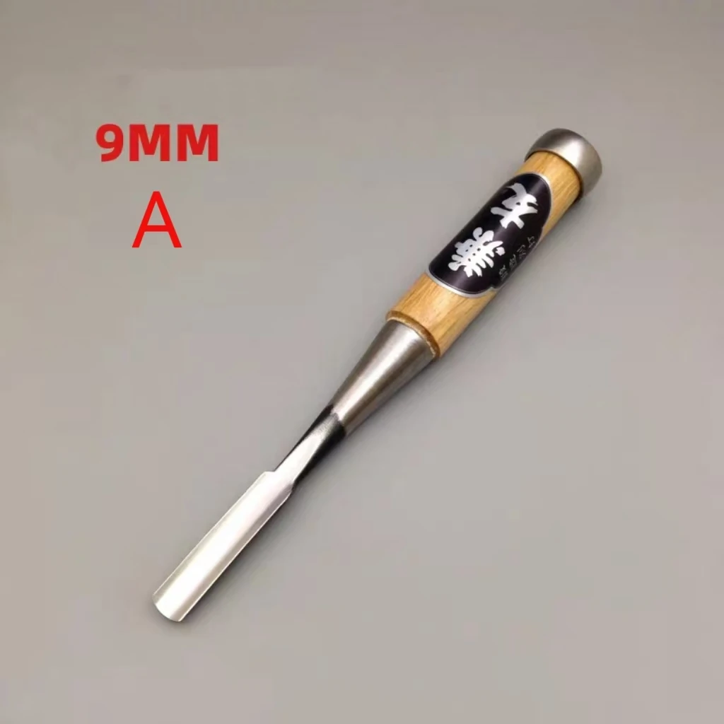 Japanese joinery chisel chase chisel flat chisel woodworking chisel stick steel chisel steel