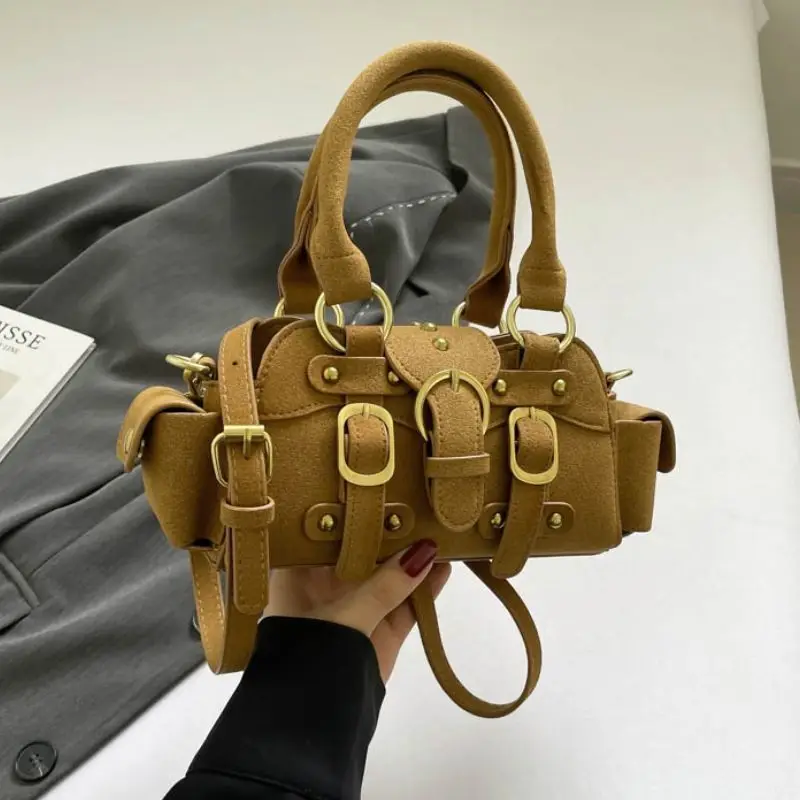 

New 2025 Niche Design Women Features High-end Texture Small Square Hand-held Package High Appearance Level Trendy Crossbody Bag