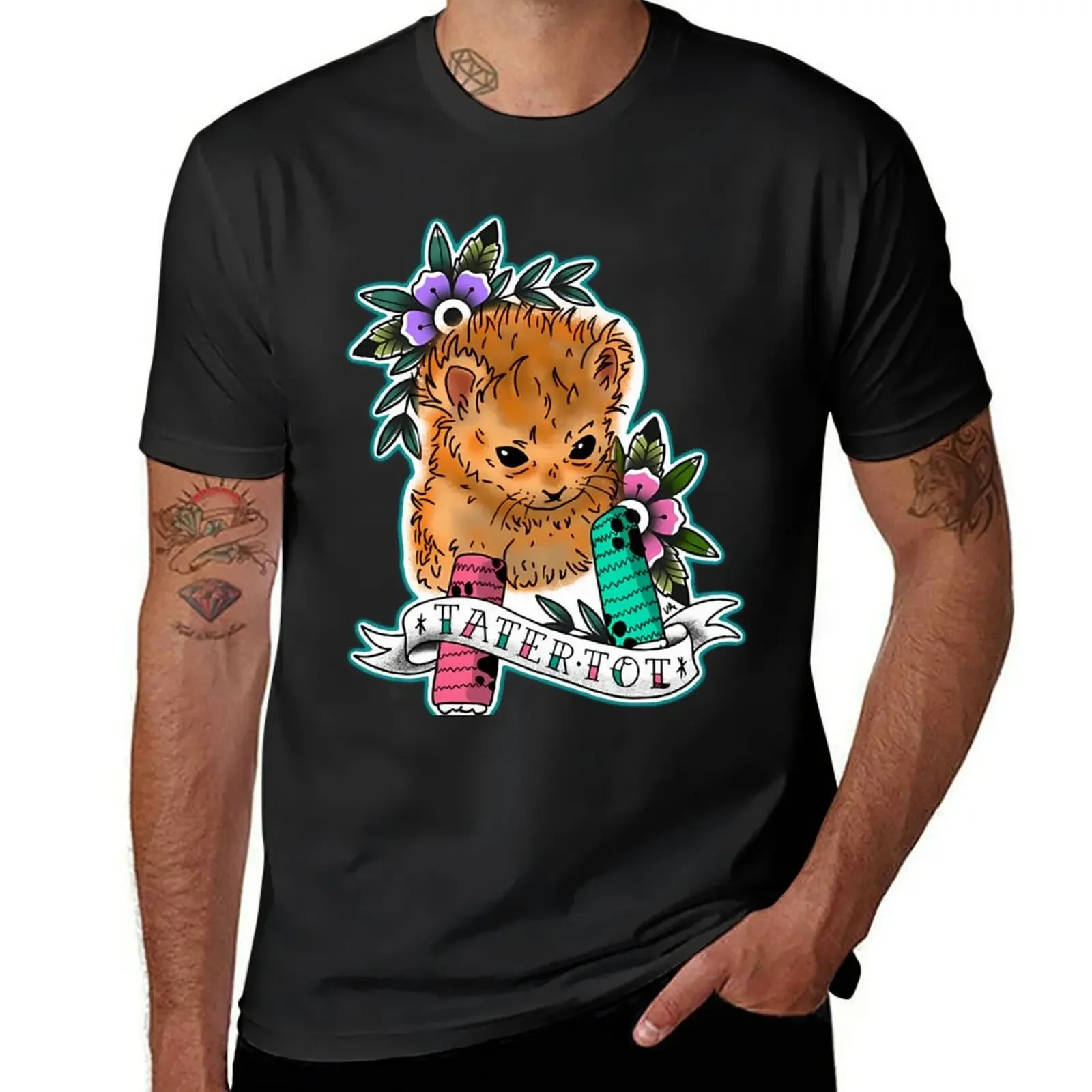 Tater Tot Tattoo T-Shirt aesthetic clothes vintage graphic tee t shirts men