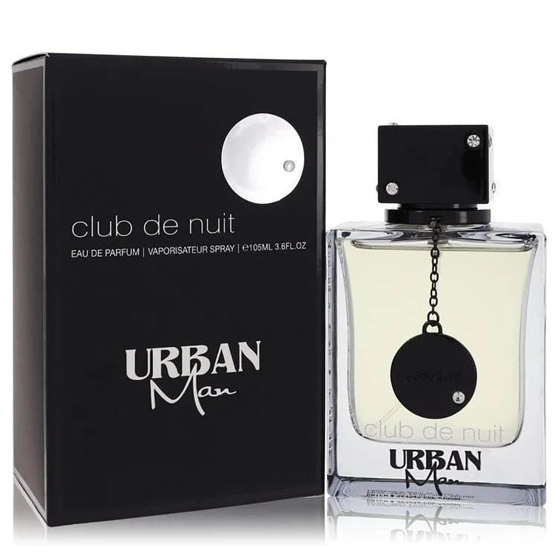 Armaf Club De Nuit Urban para Hombre Eau De Parfum Spray - Cítrico, Fresco, Frutal, Lavanda, Madera - 3.6 Onzas