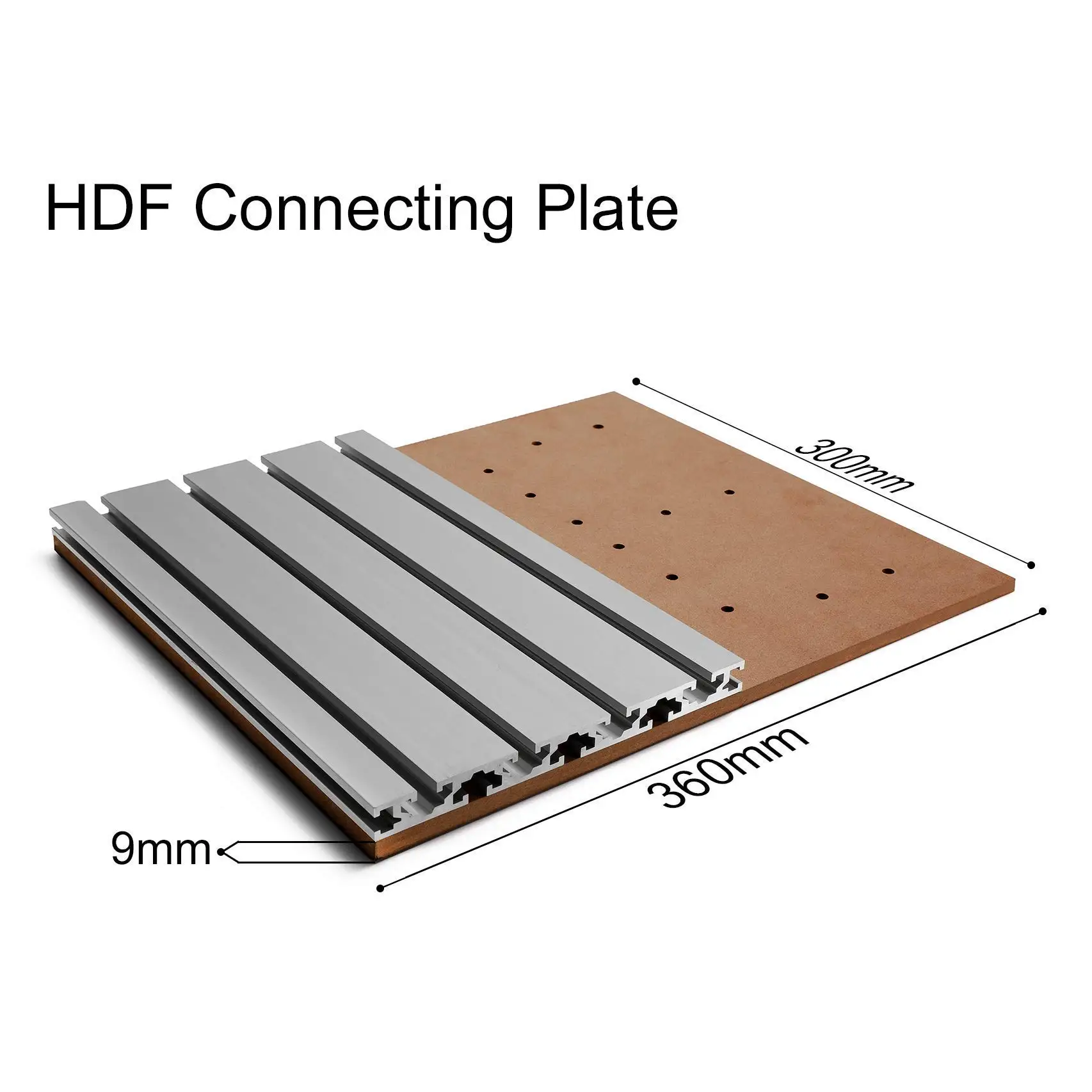 Genmitsu T-Slot Table Top 3040 Aluminum Spoilboard Extension Kit for CNC Router 3018-PRO